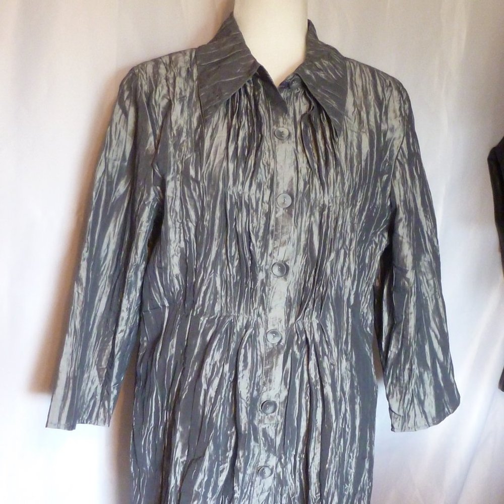 NOELLE Buttoned Grey Cardigan/light Blazer